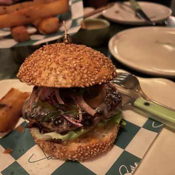 La' Shukran - Burger - was a solid choice, just wish the portion was larger. A little larger than a slider for $17 - Middle Eastern Near Me - Washington, DC, District of Columbia