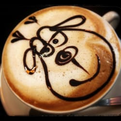 The Sweet Retreat - Cappuccino with reindeer