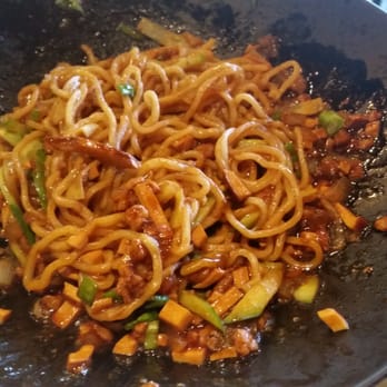 Tasty Noodle House - #66 House Sauce Noodle (after mixing) - Chinese Near Me - San Diego, California Tasty Noodle House - #66 House Sauce Noodle (after mixing) - Chinese Near Me - San Diego, California
