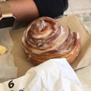 Photo of Rikopan Brazilian and Portuguese Bakery - Bridgeport, CT, United States. My friend bun. I wish you had seen her eyes glaze over when she saw the size of this thing. She loved it.