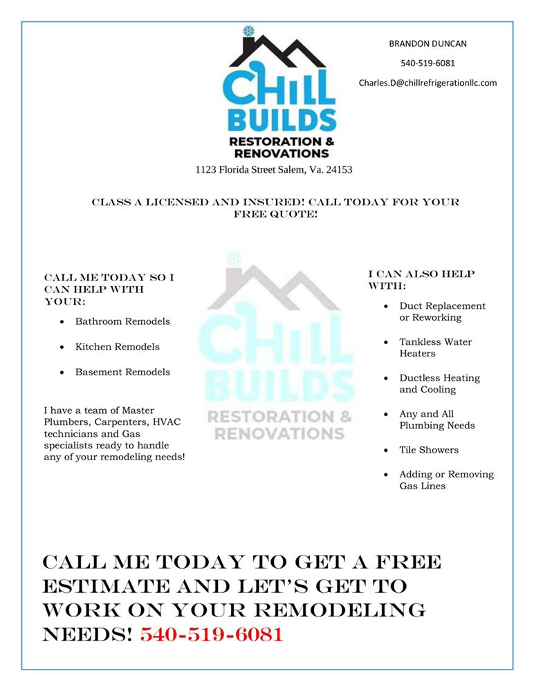 Slide of Chill Builds