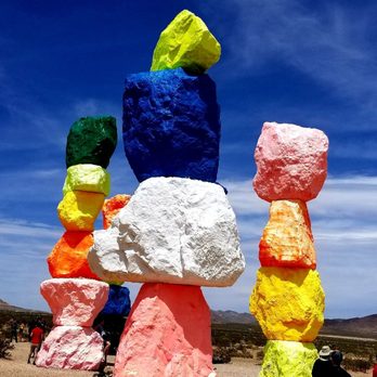 Seven Magic Mountains - Public Art Near Me - Las Vegas, Nevada