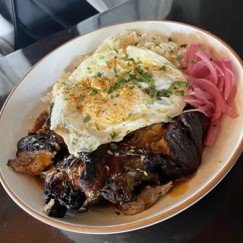 The Hideout Kitchen - Pulled Pork Silog - New American Near Me - Lafayette, California The Hideout Kitchen - Pulled Pork Silog - New American Near Me - Lafayette, California