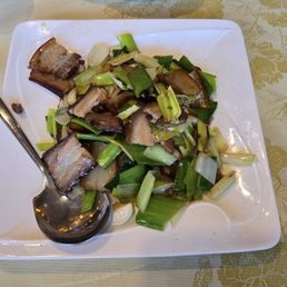 Stir-fried Hunan Style Homemade Smoked Pork & Bamboo