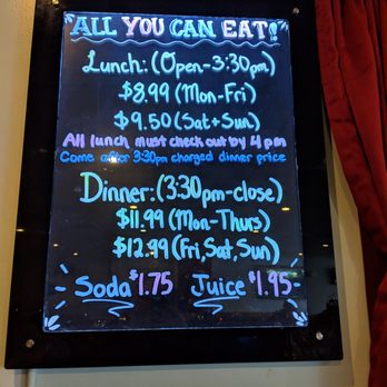 Friendly Chinese Buffet - Prices as of December 2018 - Chinese Near Me - Buffalo, New York