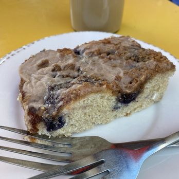 Storico Cafe - Blueberry coffee cake - Cafes Near Me - Tustin, California