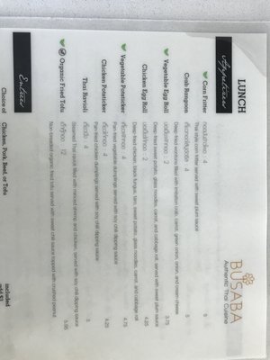 Menu photo 6 Busaba Louisville, CO