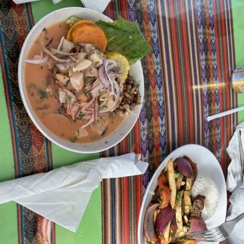 La Casita Peruvian Restaurant - Lomo saltado (beef) & small spicy ceviche - Peruvian Near Me - Richmond Hill, Georgia La Casita Peruvian Restaurant - Lomo saltado (beef) & small spicy ceviche - Peruvian Near Me - Richmond Hill, Georgia