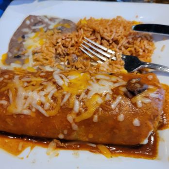 Sonrisa Grill - Carne Asada burrito with red sauce. - Mexican Near Me - Henderson, Nevada Sonrisa Grill - Carne Asada burrito with red sauce. - Mexican Near Me - Henderson, Nevada