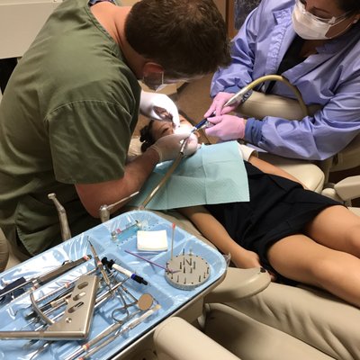 Photo of Newport Bay Dental - Costa Mesa, CA, US. First cavity filled - didn't hurt a bit. My 8 yr old said "it was quite comfortable compared to what I've heard."