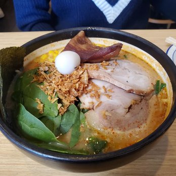 Santa Ramen - Pork cheek ramen with miso broth - Ramen Near Me - San Mateo, California Santa Ramen - Pork cheek ramen with miso broth - Ramen Near Me - San Mateo, California