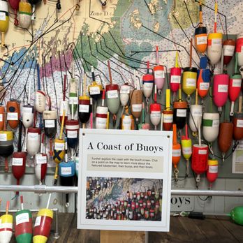 Maine Maritime Museum - Colorful display of buoys. - Museums Near Me - Bath, Maine Maine Maritime Museum - Colorful display of buoys. - Museums Near Me - Bath, Maine