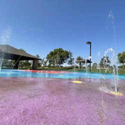 Cedar Creek Park - The splash pad.