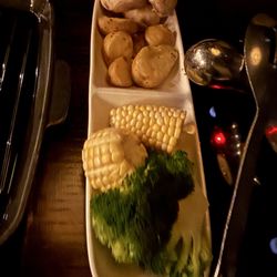 The Melting Pot - Broccoli, corn, & potatoes
