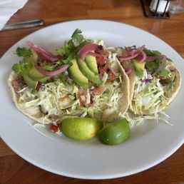 Cod taco plate