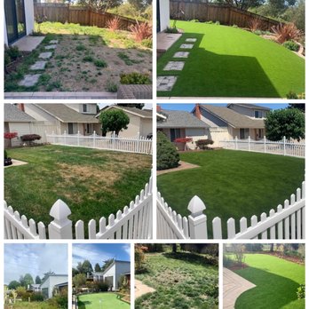 Heavenly Greens - Before and After of Heavenly Greens turf and putting green. - Artificial Turf Near Me - San Jose, California