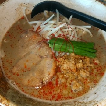 Sojo Ramen - Kuro-Goma Tantanmen:  spicy broth with chashu and miso braised ground pork. - Ramen Near Me - Las Vegas, Nevada