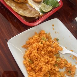 La Mixteca - Rice and empanadas