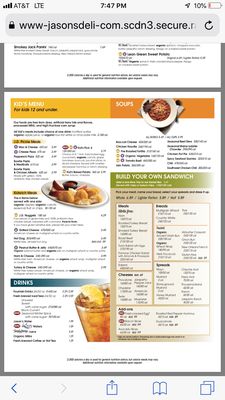 Menu photo 2 Jason's Deli Austin, TX