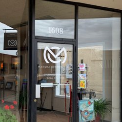 Marsha Clements Art - This is the door of the studio gallery--at 1608 Fourth Avenue in Canyon, TX.