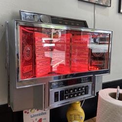 The Snack Shack on Johnson Drive - The jukebox next to my table is really fun. Not sure if it works but it's great decor.