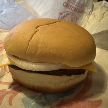 Wendy's - Cute basic burger on the 4/$4 but inedible! Meat charred and hard! - Fast Food Near Me - Cypress, Texas Wendy's - Cute basic burger on the 4/$4 but inedible! Meat charred and hard! - Fast Food Near Me - Cypress, Texas