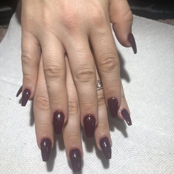 Millenia Nails & Day Spa - Full set tips with SNS #125 extra long coffin shape - Day Spas Near Me - Orlando, Florida Millenia Nails & Day Spa - Full set tips with SNS #125 extra long coffin shape - Day Spas Near Me - Orlando, Florida