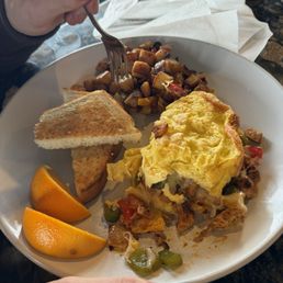 Chicken fajita omelette very good Chicken fajita omelette very good