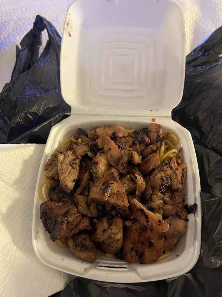 Food from Bourbon Chicken