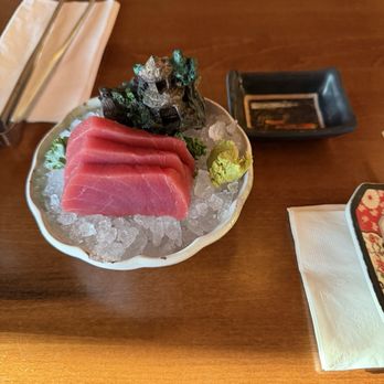 Aji Izakaya - 3 Piece Bluefin Tuna Sashimi - Sushi Bars Near Me - Cypress, Texas Aji Izakaya - 3 Piece Bluefin Tuna Sashimi - Sushi Bars Near Me - Cypress, Texas