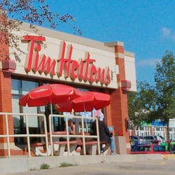 Tim Hortons - While in lineup for the drive thru