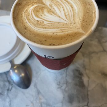 La Colombe - Large peach cobbler latte - Coffee & Tea Near Me - Washington, DC, District of Columbia La Colombe - Large peach cobbler latte - Coffee & Tea Near Me - Washington, DC, District of Columbia