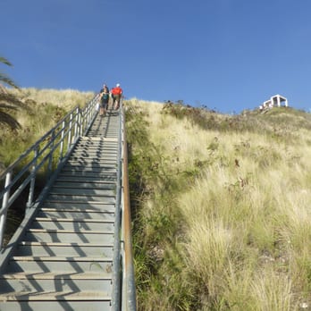 Diamond Head State Monument - One of the many staircases on the way up (or down). - Parks Near Me - Honolulu, Hawaii