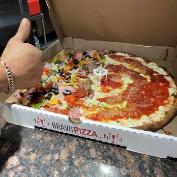 Bravo Pizza - Margherita - Meat lover combo - Pizza Near Me - New York, New York Bravo Pizza - Margherita - Meat lover combo - Pizza Near Me - New York, New York
