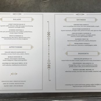 Cindy's Rooftop - Lunch menu - New American Near Me - Chicago, Illinois Cindy's Rooftop - Lunch menu - New American Near Me - Chicago, Illinois