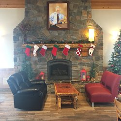 Wendy's - A fireplace inside Wendy's