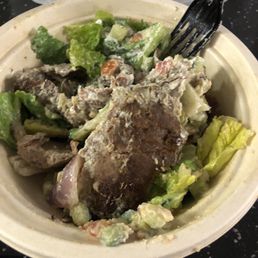 Salad with gyro - epic!!!! This is half eaten, so we'll served, so fresh. Salad with gyro - epic!!!! This is half eaten, so we'll served, so fresh.