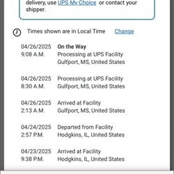 UPS Customer Center - Shows the inefficiencies of UPS. NEVER USE THEM TO SHIP