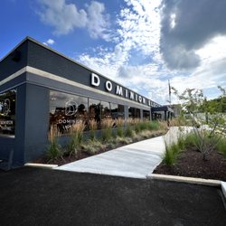 Dominion Lighting - Our refreshed exterior and native plantings.