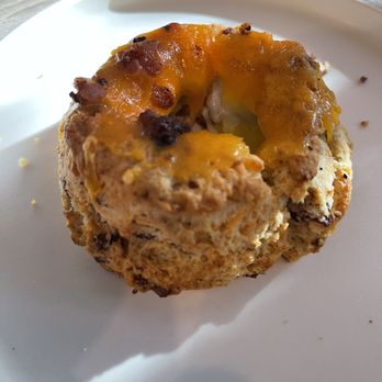 The Crafted Scone - A Tony Swanson. Bourbon-infused bacon, cheese and a whole egg was in it - Bakeries Near Me - Murrieta, California The Crafted Scone - A Tony Swanson. Bourbon-infused bacon, cheese and a whole egg was in it - Bakeries Near Me - Murrieta, California