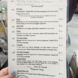 Star Nails - Pedicure options