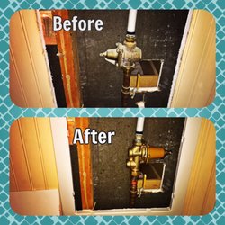 A. Poll Plumbing - Pressure regulator replacement.