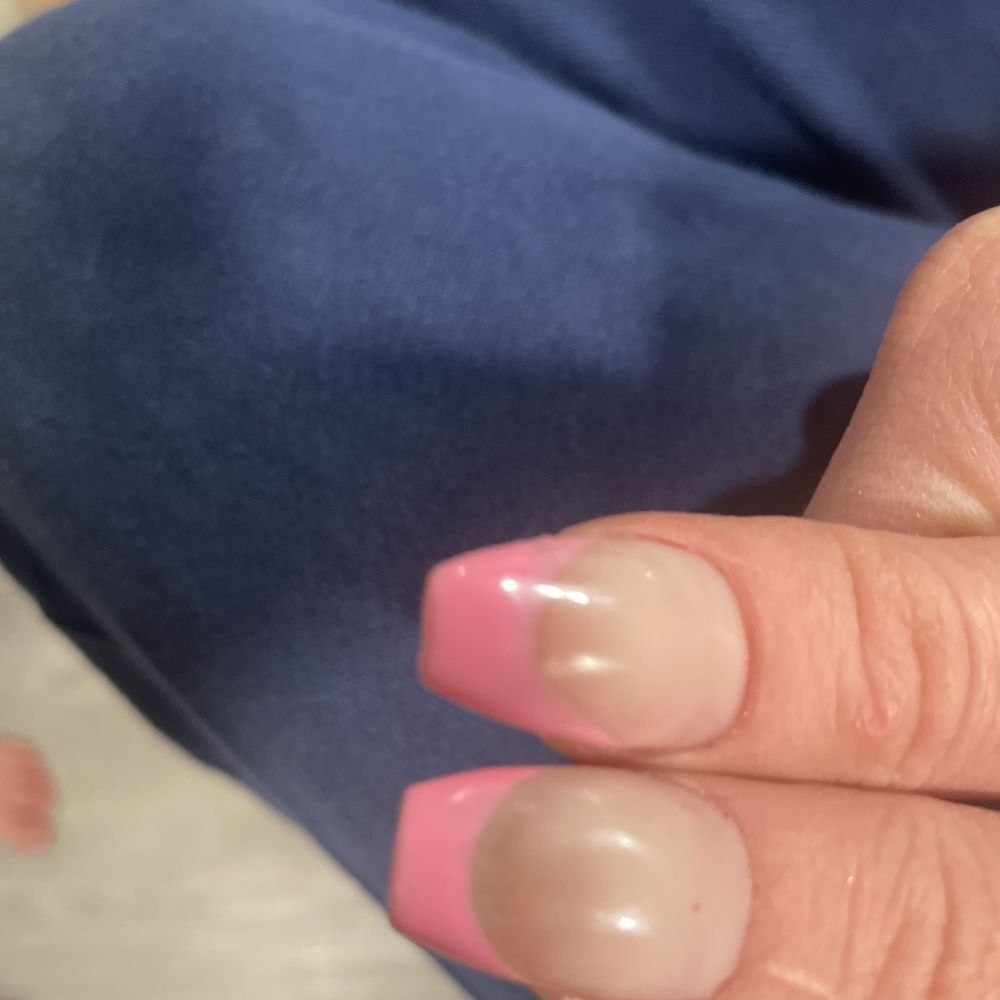 Lux Nails - Uneven lines, didn't cover the full tip, bubbles in the polish. - Nail Salons Near Me - Grayslake, Illinois Lux Nails - Uneven lines, didn't cover the full tip, bubbles in the polish. - Nail Salons Near Me - Grayslake, Illinois