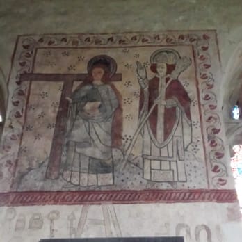 St Lawrence ' s Church - Medieval painting - Churches Near Me - Broughton, MIK