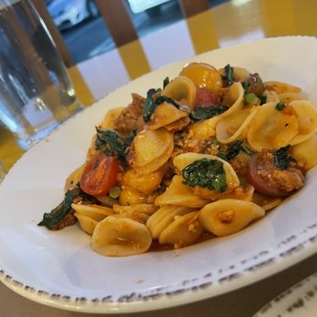 Storico Spaghetteria - Rape Salsiccia (orecchiette) - Tuscan Near Me - Tustin, California Storico Spaghetteria - Rape Salsiccia (orecchiette) - Tuscan Near Me - Tustin, California