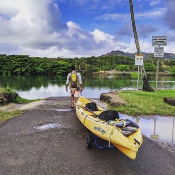 Wailua Kayak & Canoe - Wheeling our kayak - Rafting/Kayaking Near Me - Kapaa, Hawaii Wailua Kayak & Canoe - Wheeling our kayak - Rafting/Kayaking Near Me - Kapaa, Hawaii
