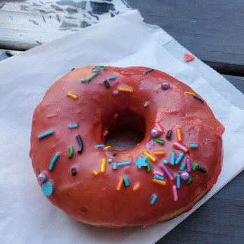 Doe Donuts - Sour watermelon donut - Donuts Near Me - Portland, Oregon Doe Donuts - Sour watermelon donut - Donuts Near Me - Portland, Oregon