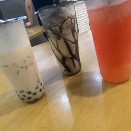 Oreo Matcha Smoothie Strawberry lemonade Signature Milk Tea