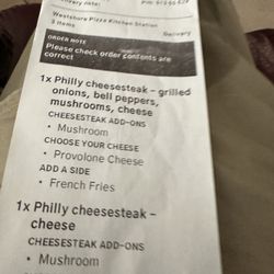 Philly Fresh Cheesesteaks - Since when does the this outhouse called "Philly Fresh" become "West Shore Pizza Poop?"  I'd rather eat a can of worms!