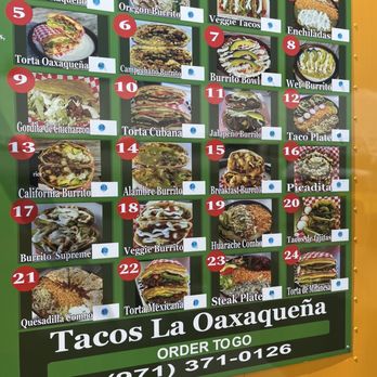 Tacos La Oaxaqueña - Menu - Tacos Near Me - Portland, Oregon Tacos La Oaxaqueña - Menu - Tacos Near Me - Portland, Oregon